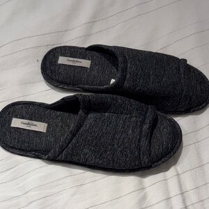Goodfellow & Co Charcoal Open-Toe Slippers